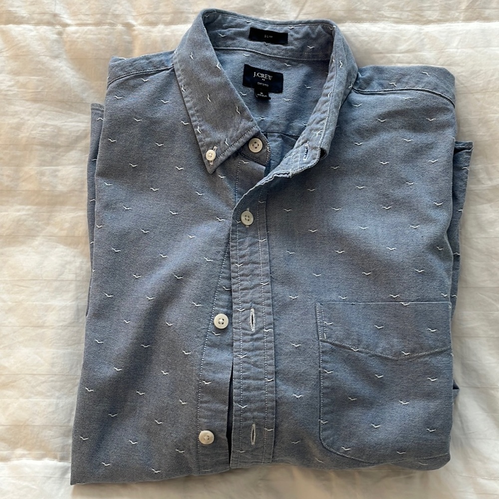 J Crew button down with pocket. Slim